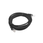 Lanberg PCU5-10CC-0300-BK networking cable Black 3 m Cat5e U/UTP (UTP)