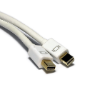 Cablenet 1m Mini DisplayPort Male - Mini DisplayPort Male 4K White PVC Cable