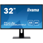 iiyama ProLite XB3288UHSU-B1 LED display 80 cm (31.5") 3840 x 2160 pixels 4K Ultra HD Black