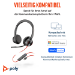 Poly Blackwire 8225 USB-C Stereo-Headset + USB-C/A-Adapter