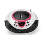Lenco SCD-38 USB rosa Personal CD player Red
