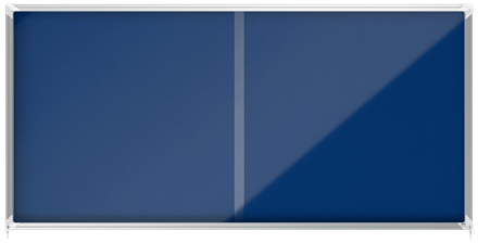 Image of Nobo 1915335 insert notice board Indoor Blue Aluminium