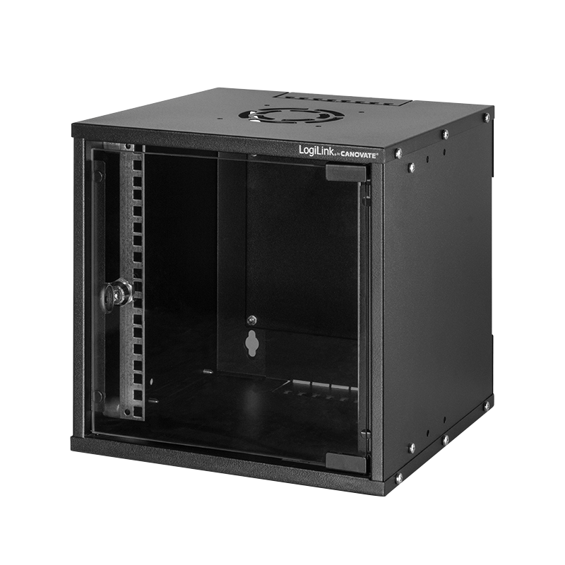 LogiLink 10" Wall Mount Cabinet EconLine. 4U. black