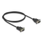 DeLOCK Serial Cable RS-232 D-Sub9 male to male with narrow plug housing 1 m