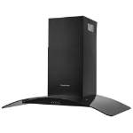 Russell Hobbs RHGCH901B-M cooker hood Wall-mounted Black 400 m³/h