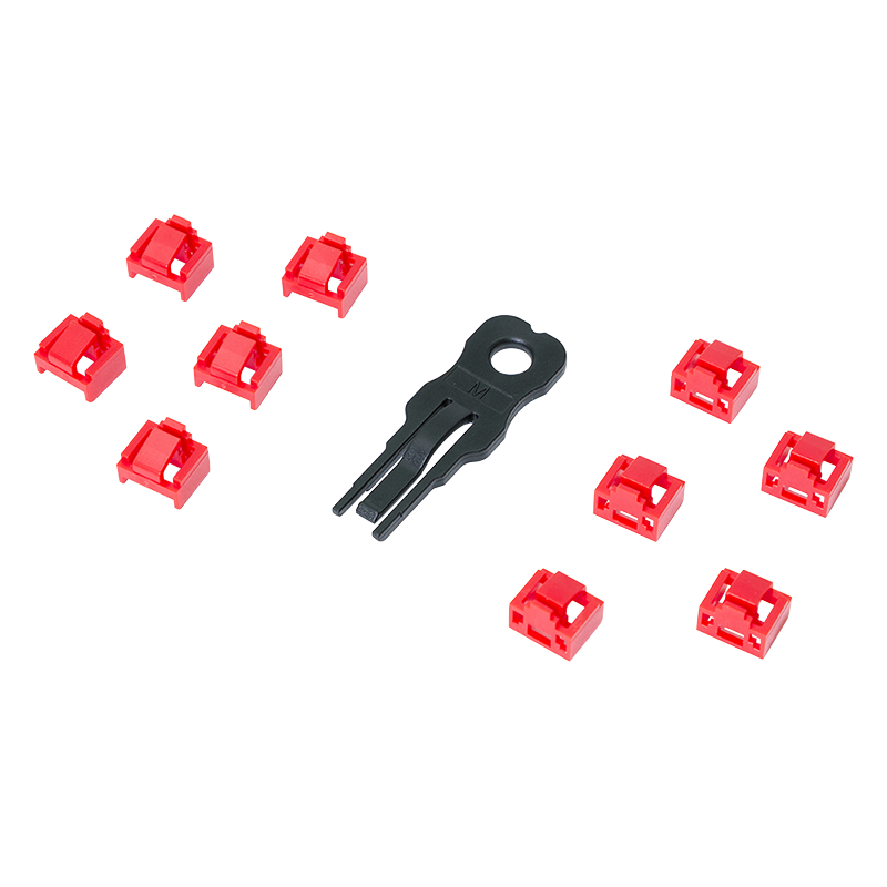 LogiLink RJ45 Port Blocker, 1 Key + 10 Locks, economy type