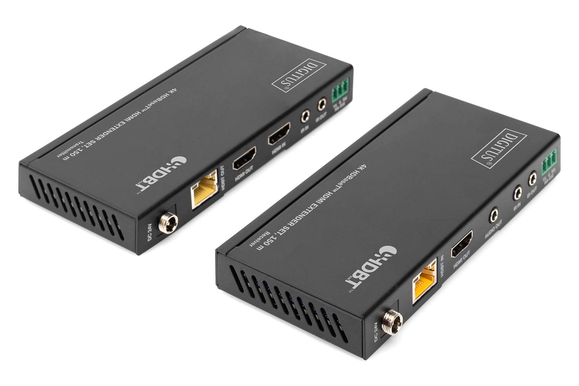 Image of Digitus 4K HDBaseT HDMI Extender Set, 150 m