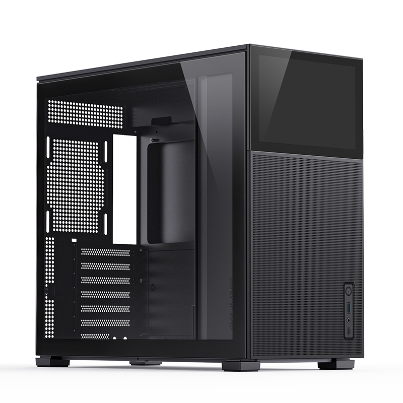 D41 Mesh Screen ATX PC Case  Black Tempered Glass thumbnail