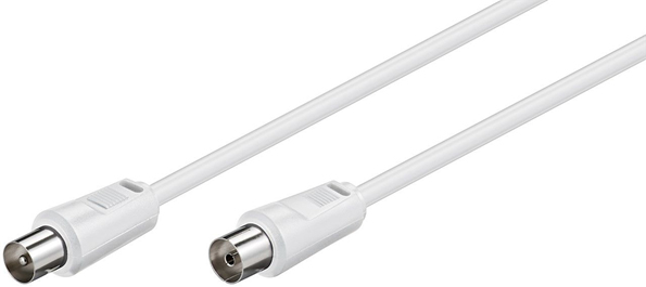 Image of Microconnect COAX050W coaxial cable 5 m White
