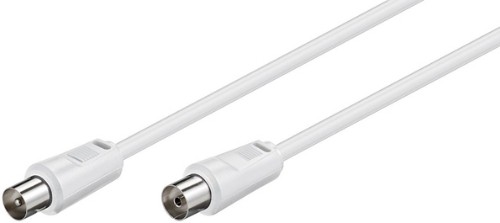 Microconnect COAX050W coaxial cable 5 m White