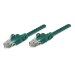 Intellinet Network Patch Cable, Cat5e, 0.5m, Green, CCA, U/UTP, PVC, RJ45, Gold Plated Contacts, Snagless, Booted, Lifetime Warranty, Polybag