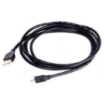 Gembird CCP-MUSB2-AMBM-0.5M USB cable USB 2.0 USB A Micro-USB B Black