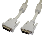 Videk DVI-D Plug to Plug Dual Link Digital Monitor Cable 2Mtr-Beige