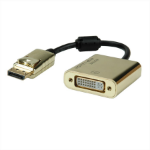ROLINE 12.03.3175 video cable adapter 0.15 m DisplayPort DVI-D Gold