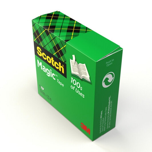 Scotch 7100040748 tape dispenser Plastic Black