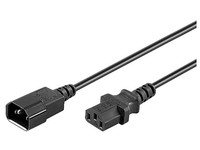 Image of Microconnect AK 5029 power cable Black 0.6 m C13 coupler C14 coupler