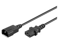 Microconnect AK 5029 power cable Black 0.6 m C13 coupler C14 coupler