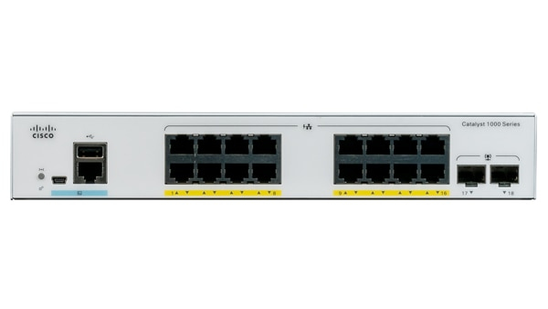 Image of Cisco Catalyst C1000-16T-2G-L network switch Managed L2 Gigabit...