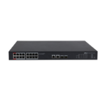 Dahua Technology PoE PFS3220-16GT-240 network switch Unmanaged L2 Gigabit Ethernet (10/100/1000) Power over Ethernet (PoE) Black