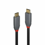 Lindy 2m USB 3.2 Type C Cable, 5A PD, Anthra Line