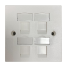 Tripp Lite N042U-W04-S wall plate/switch cover White