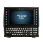 Zebra VC8300 handheld mobile computer 20.3 cm (8") 1280 x 720 pixels Touchscreen 3.7 kg Black