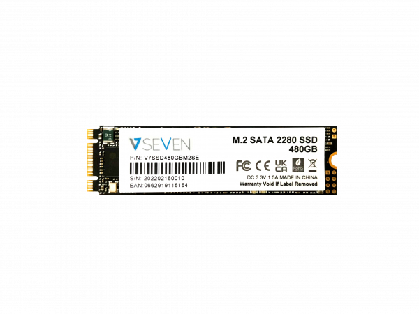 Image of V7 V7SSD480GBM2SE internal solid state drive M.2 480 GB Serial ATA...