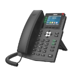 Fanvil X3U - IP Phone - Black - Wired handset - In-band - Out-of band - SIP info - 6 lines - 1000 entries