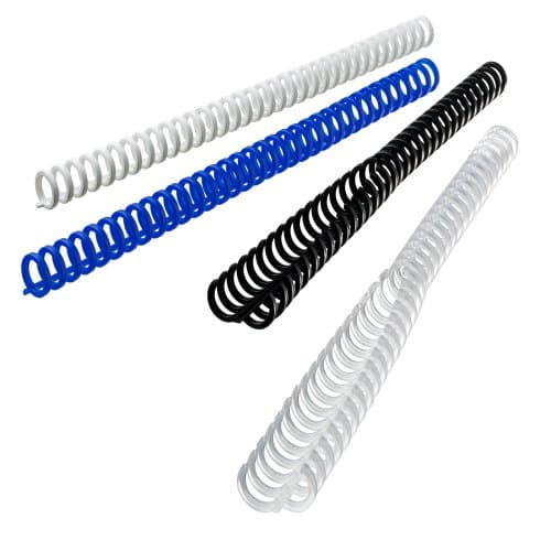GBC ClickBind Binding Spines 8mm A4 Black (50)
