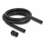 DeLOCK Cable protection sleeve 2 m x 18.5 mm with 2 x PG13.5 conduit fitting set black