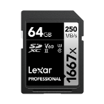 Lexar 1667x 64 GB SDXC UHS-II Class 10