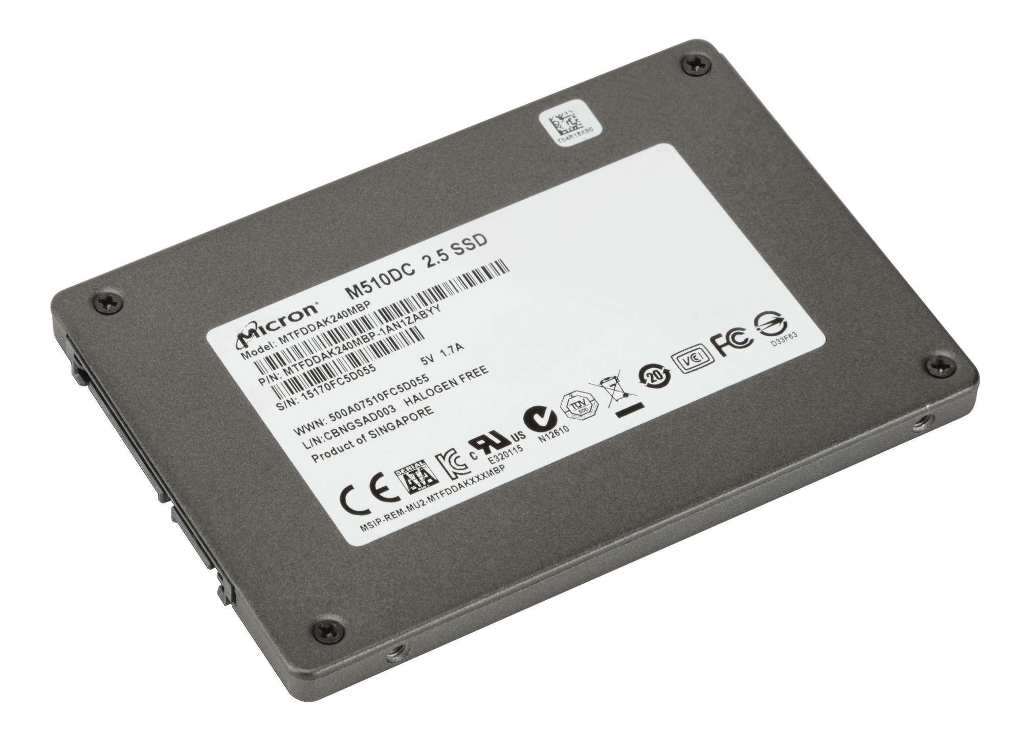 HP Enterprise Class 480GB SATA SSD