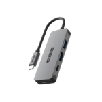 Sitecom CN-5010 interface hub USB 3.2 Gen 1 (3.1 Gen 1) Type-C 5000 Mbit/s Black, Grey