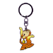 Disney Beauty & the Beast Cogsworth Moving Keychain, Unisex, One Size, Multi-colour (ABYKEY360)
