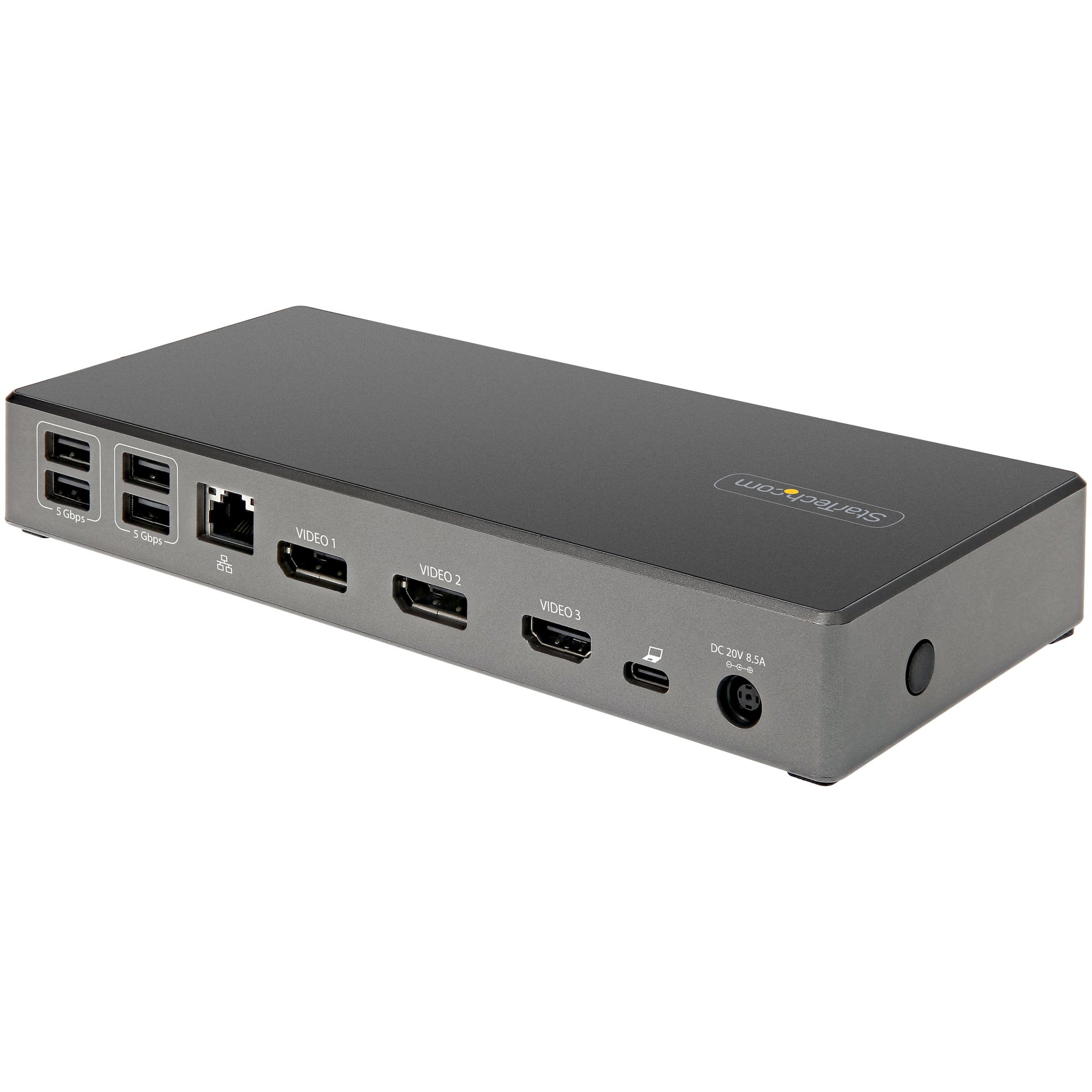 Image of StarTech.com USB C Dock - Triple 4K Monitor USB Type-C Docking...