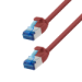 LogiLink Patch cable Cat.6A SLIM S/FTP LSZH, red, 15 m, SlimLine