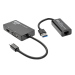 Tripp Lite P137-GHDV-V2-K video cable adapter 7.87" (0.2 m) Mini DisplayPort, USB 3.0 DVI/VGA/HDMI, RJ-45 Black