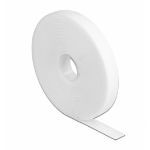 DeLOCK Hook-and-loop tape on roll L 5 m x W 13 mm white