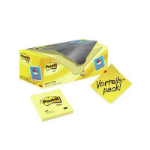 3M 654Y-20 note paper Square Yellow 100 sheets Self-adhesive