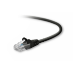 Belkin Cat5e, 6ft, 1 x RJ-45, 1 x RJ-45, Black networking cable 70.9" (1.8 m)