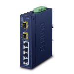 PLANET IGS-620TF network switch Unmanaged Gigabit Ethernet (10/100/1000) Blue