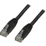 Deltaco UTP Cat6 networking cable Black 1 m