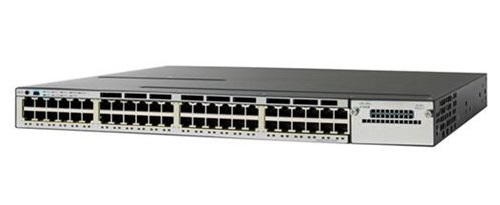 Cisco Catalyst WS-C3750X-48T-E network switch Managed Gigabit Ethernet (10/100/1000) 1U Black