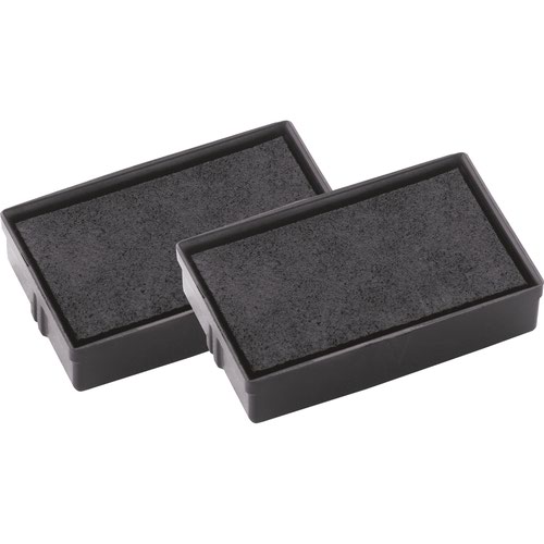 Colop E/10 Replacement Ink Stamp Pad (for use with compatible COLOP Self-inking Stamps) Black Ink (Pack 2) E10BK - 107124