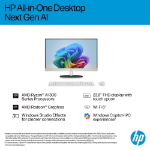 HP Next Gen AI 24-ct2001na Copilot+ PC AMD Ryzen™ AI 5 340 60.5 cm (23.8") 1920 x 1080 pixels All-in-One PC 16 GB DDR5-SDRAM 1 TB SSD Windows 11 Home Wi-Fi 6 (802.11ax) White