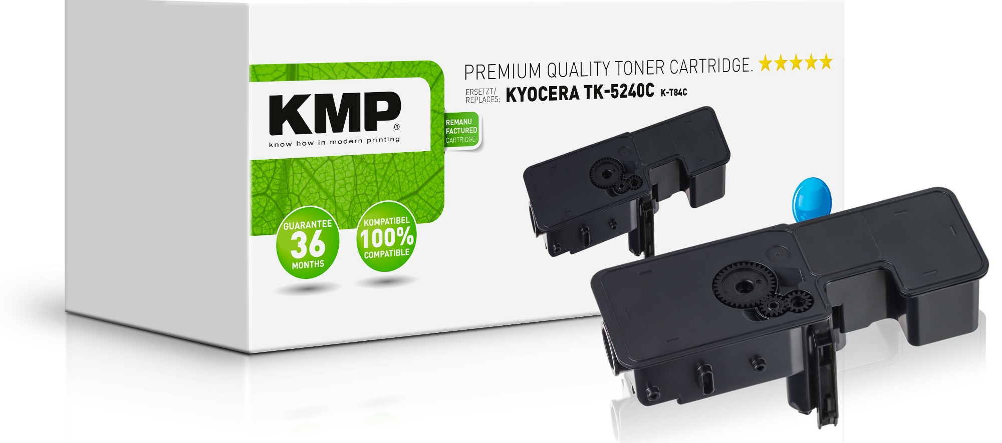 KMP K-T84C toner cartridge 1 pc(s) Compatible Cyan