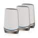 NETGEAR Orbi Quad-band RBKE963 AXE11000 WiFi 6E Mesh System Wi-Fi 6 (802.11ax) Grey, White 16 Internal