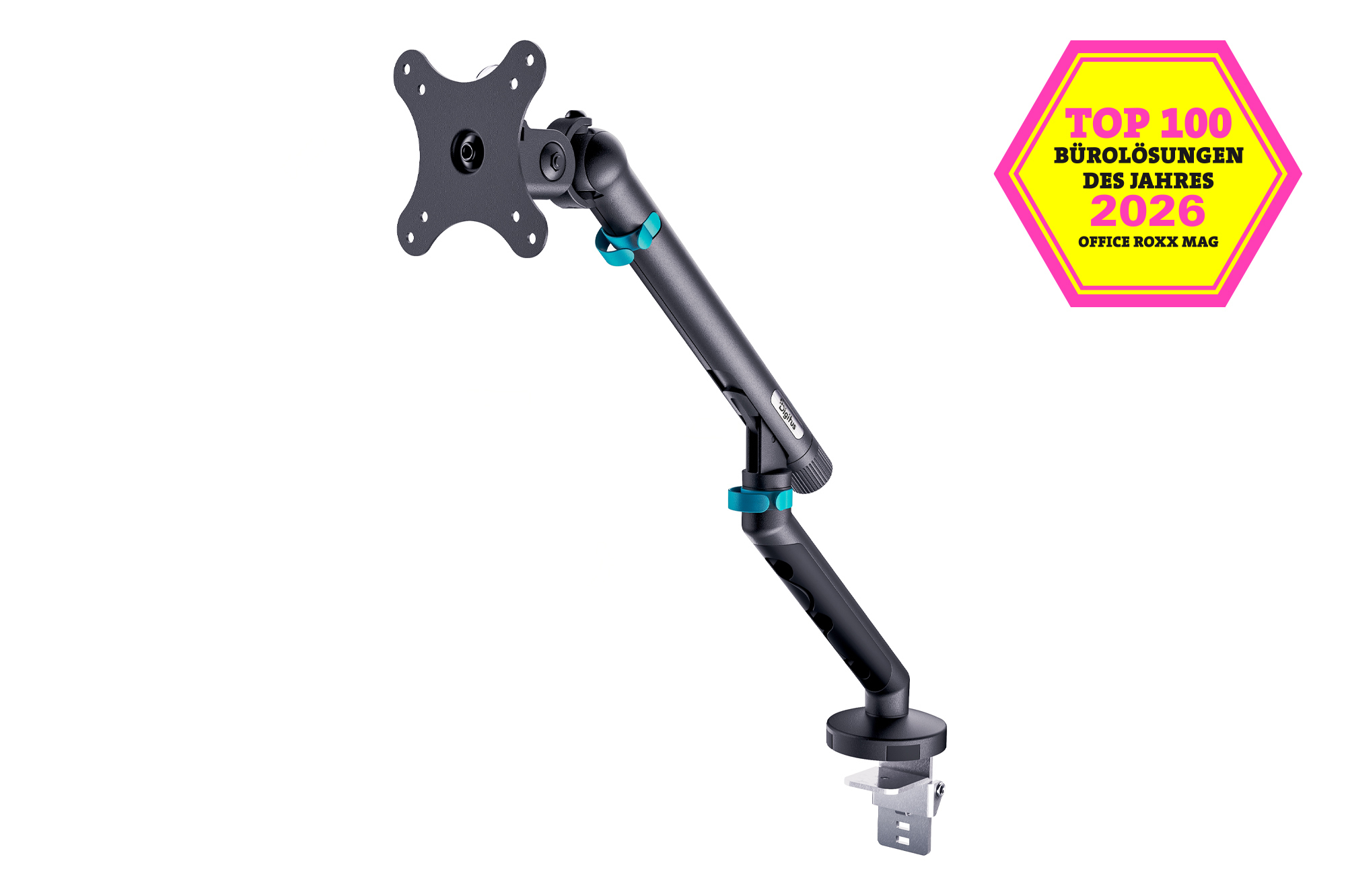 EU Product - TIS 35" 1TFT 1Gelenk Feder schwarz Max.10KG