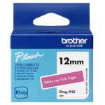 Brother BTAG-P35 label-making tape White on pink