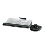 Fellowes Adjustable Keyboard Manager wrist rest Black